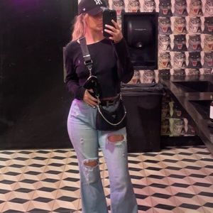 Black polo long sleeve